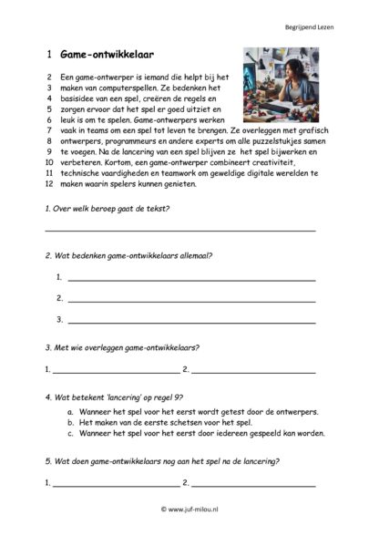 Begrijpend Lezen set 7 t/m 12 - Afbeelding 5
