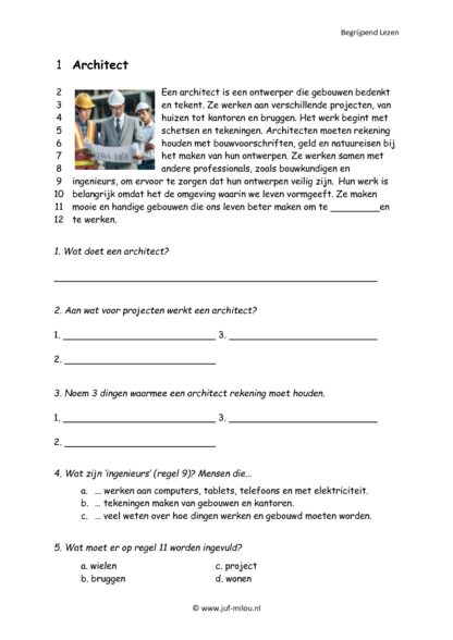 Begrijpend Lezen set 7 t/m 12 - Afbeelding 4