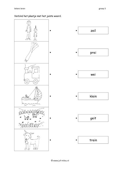 Leren lezen - alle letters zwart/wit - Afbeelding 7