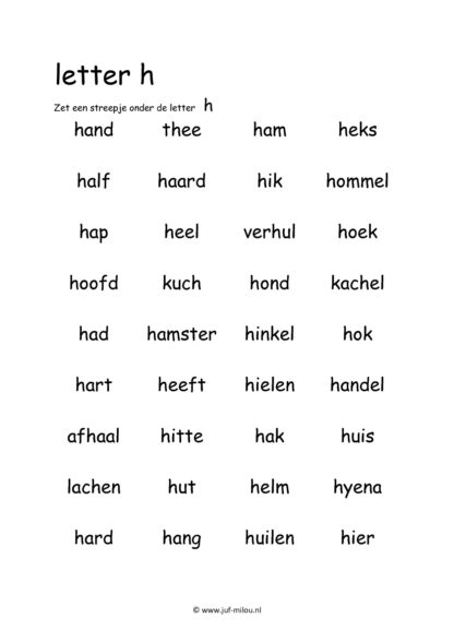 Leren lezen - alle letters zwart/wit - Afbeelding 8