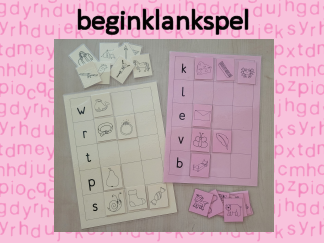 Klankkaartjes - beginklankspel