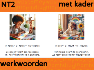 Werkwoorden met kader