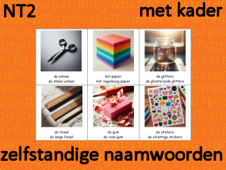 Zelfstandige naamwoorden met kader