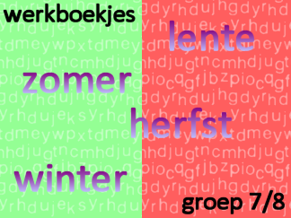 Werkboekjes groep 7/8 - Seizoenen