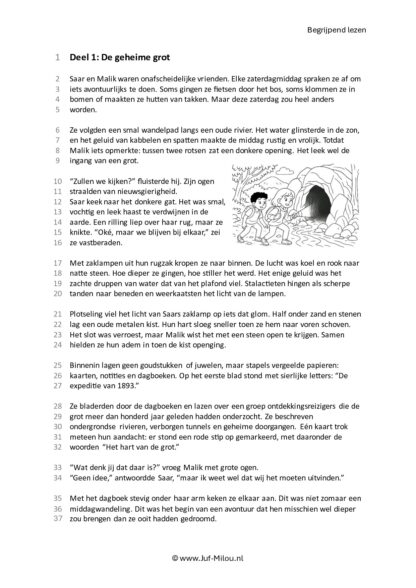 Begrijpend lezen groep 7/8 - Vol avontuur! - Afbeelding 2