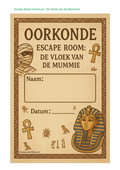 Escape room - Mummies groep 5 t/m 8 - Afbeelding 4