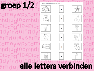 Letters leren - Alle letters - verbinden