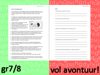 Begrijpend lezen groep 7/8 - Vol avontuur!