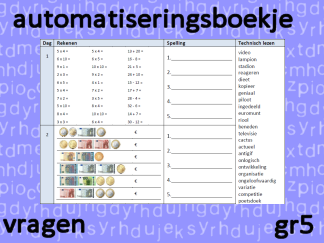 Automatiseringsboekje - Vragen