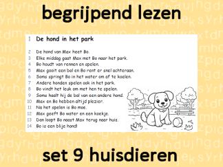 Begrijpend Lezen 9 - Huisdieren