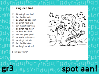 Begrijpend lezen groep 3 - Spot aan!